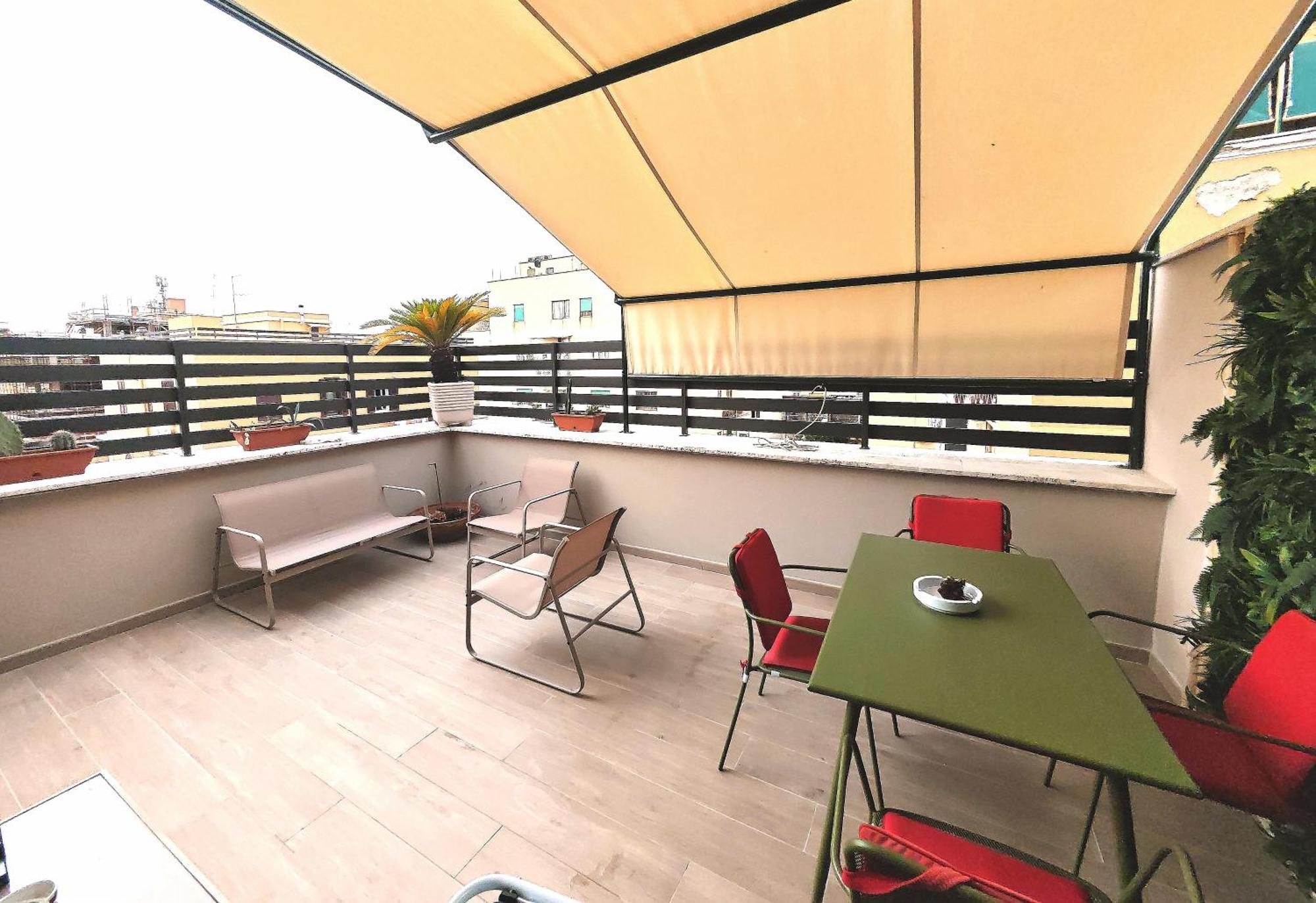 Attico Urbano Terrazza Su Roma Metro A Cornelia Apartment Bagian luar foto