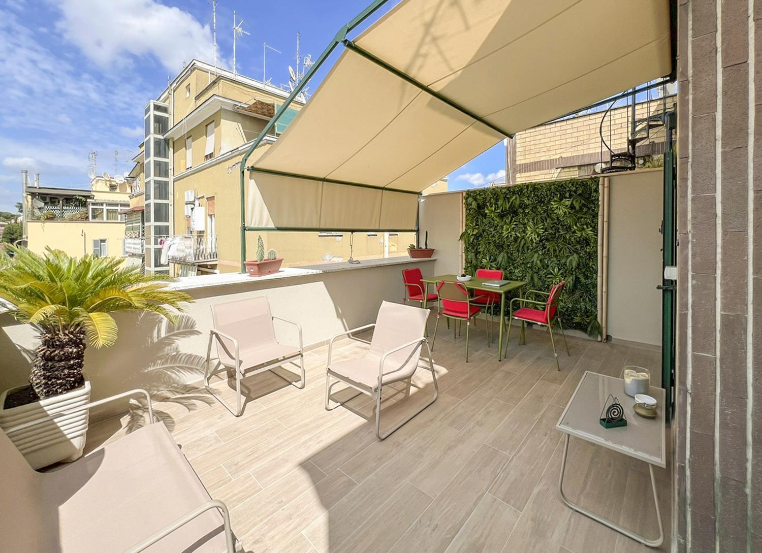 Attico Urbano Terrazza Su Roma Metro A Cornelia Apartment Bagian luar foto