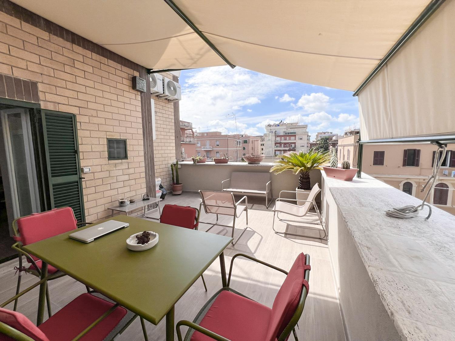 Attico Urbano Terrazza Su Roma Metro A Cornelia Apartment Bagian luar foto