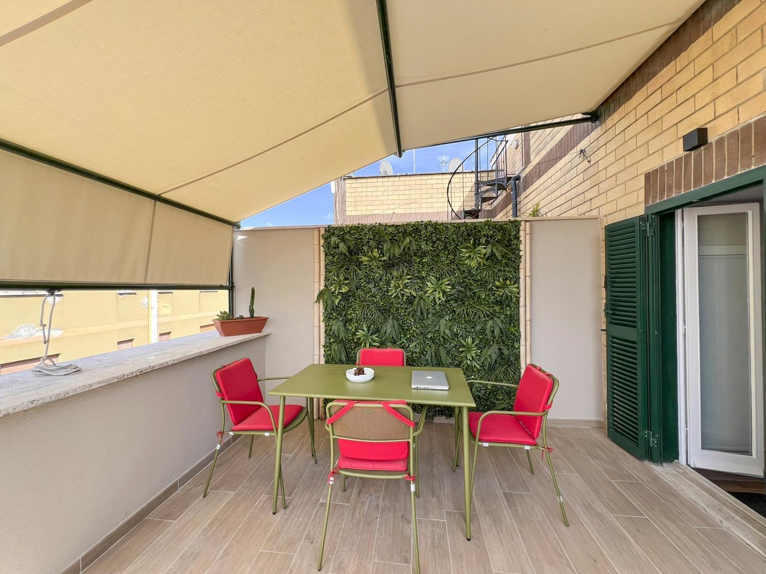 Attico Urbano Terrazza Su Roma Metro A Cornelia Apartment Bagian luar foto